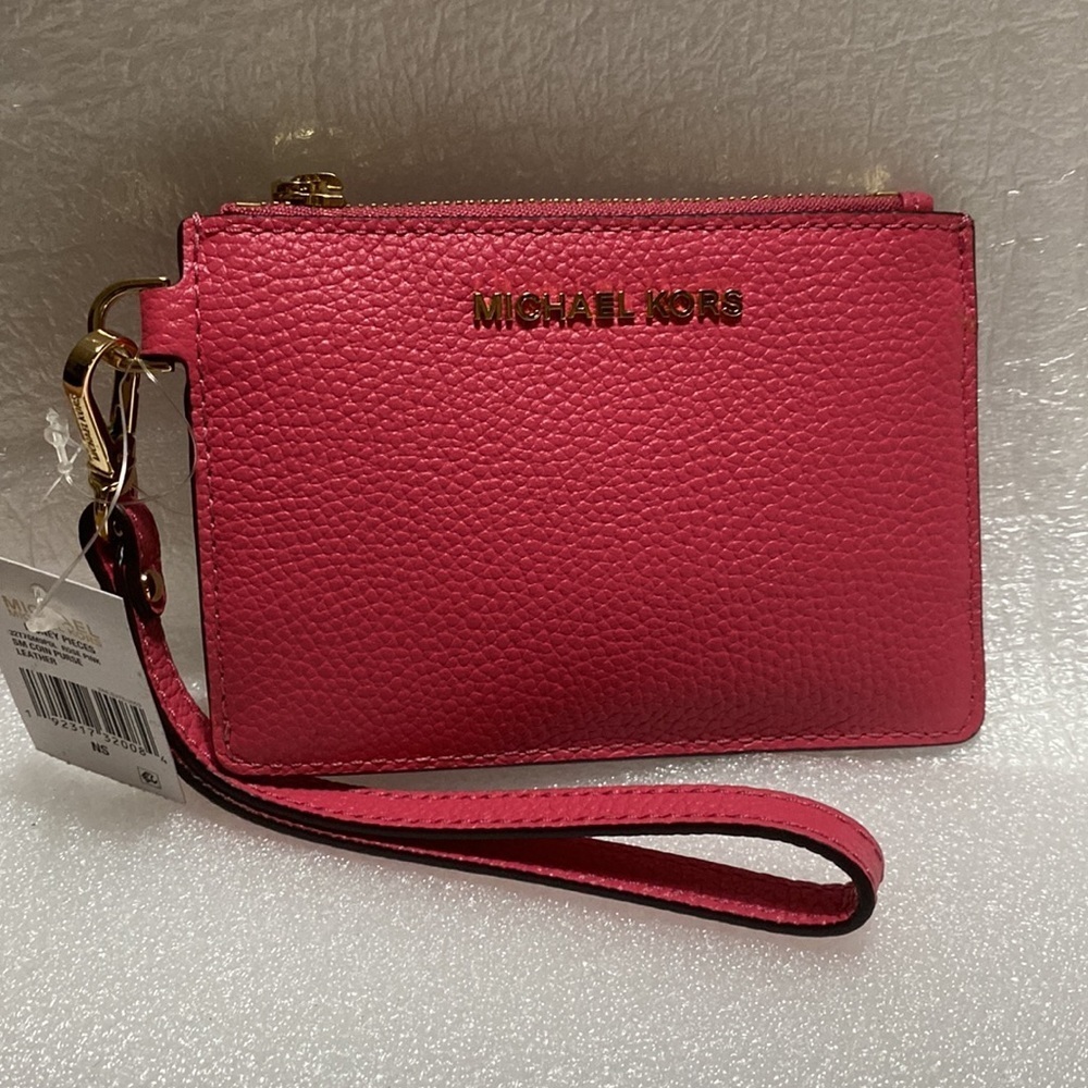 NWT 🔥 Michael kors small coin purse Rose pink